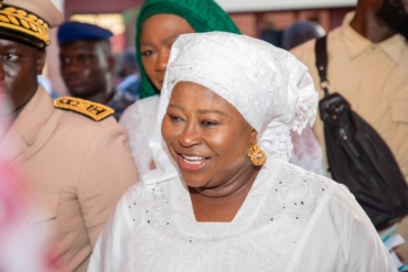 Visite de proximité et action de solidarité de Mme Maïmouna Dièye sur le terrain