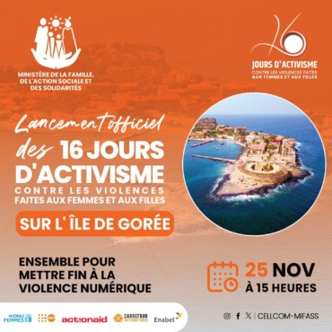 Mme Maïmouna Dièye lors d'un événement officiel pour les droits des femmes