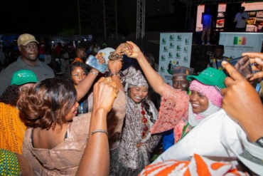 Mme Maïmouna Dièye lors d'une rencontre avec les réseaux de femmes au Sénégal