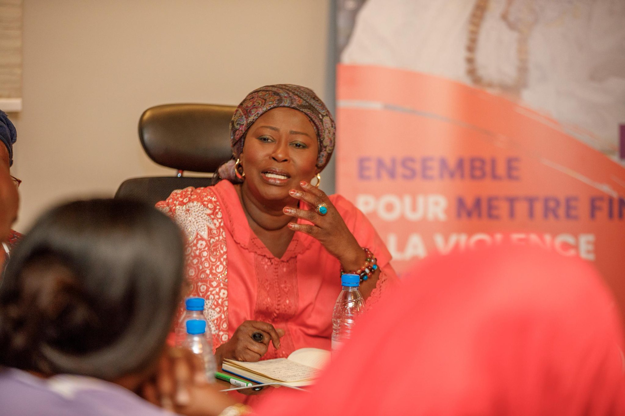 Mme Maïmouna Dièye, Ministre de la Famille, de l'Action sociale et des Solidarités du Sénégal