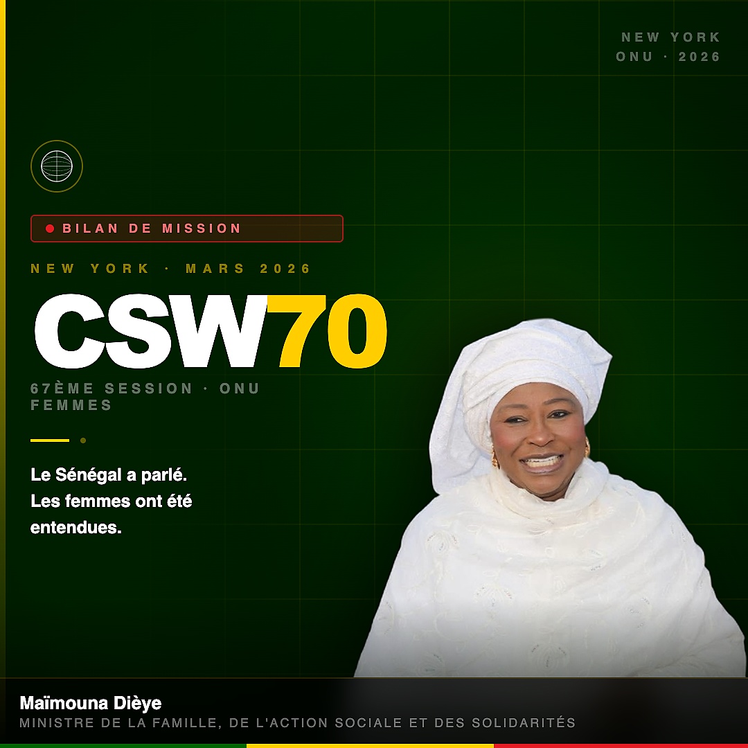 CSW70 New York 2026 - Bilan de mission