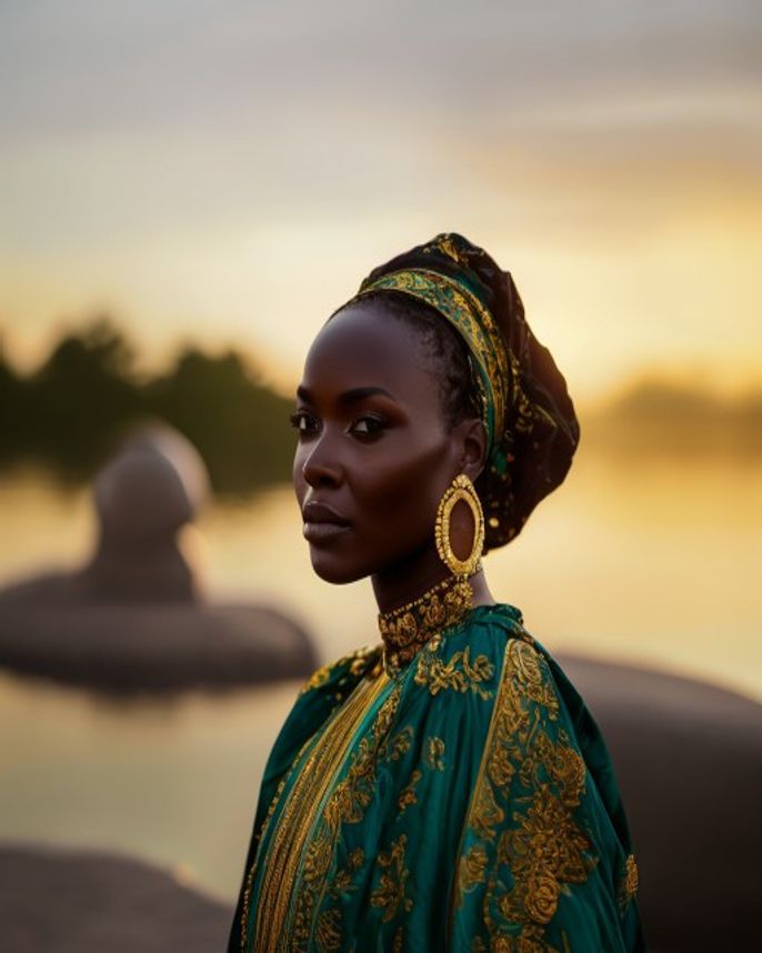 Modern tribute to the women of Nder, passing the torch